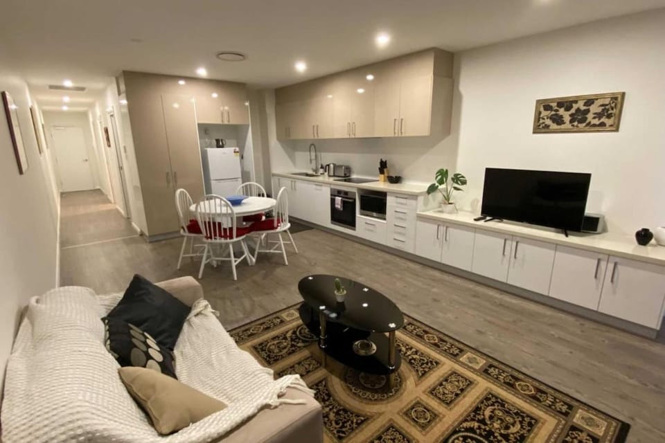 Kitchen or kitchenette, Living room, Dining area