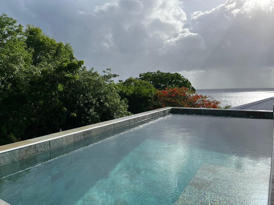 Natural landscape, Pool view, Sea view, Swimming pool