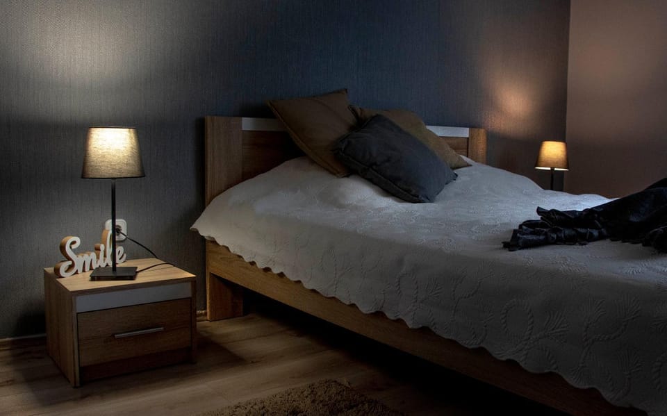 Bed, Night, Bedroom