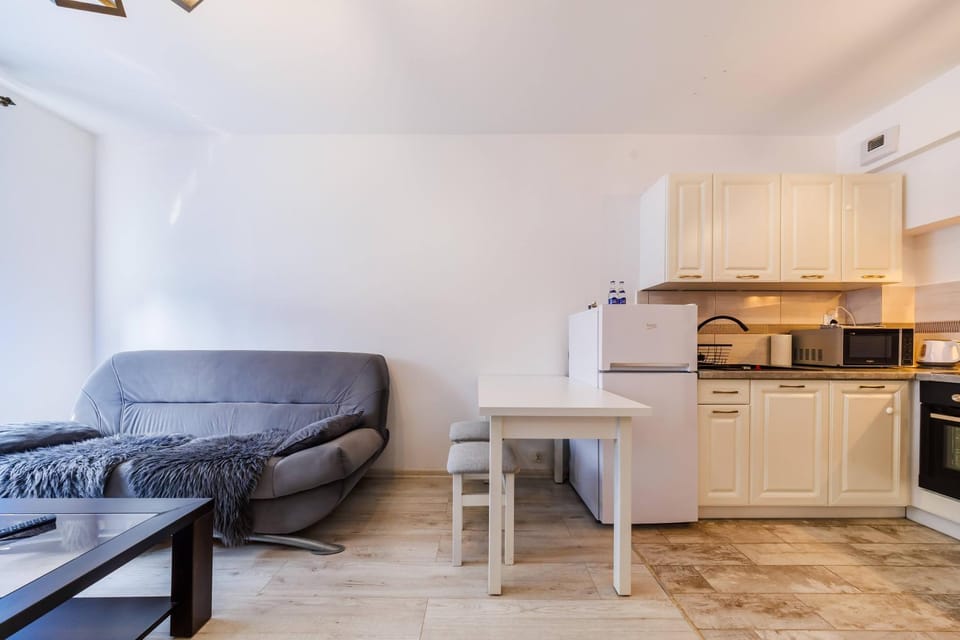 Bed, Kitchen or kitchenette, Living room, Seating area, Dining area, minibar, oven, stove, kitchen