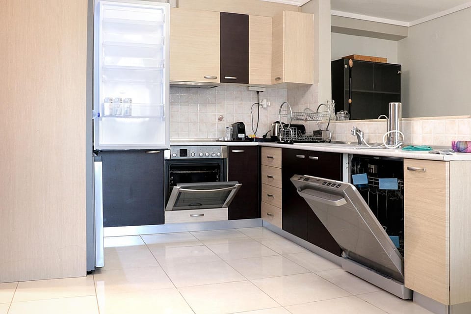 dishwasher, oven, stove, toaster, kitchen