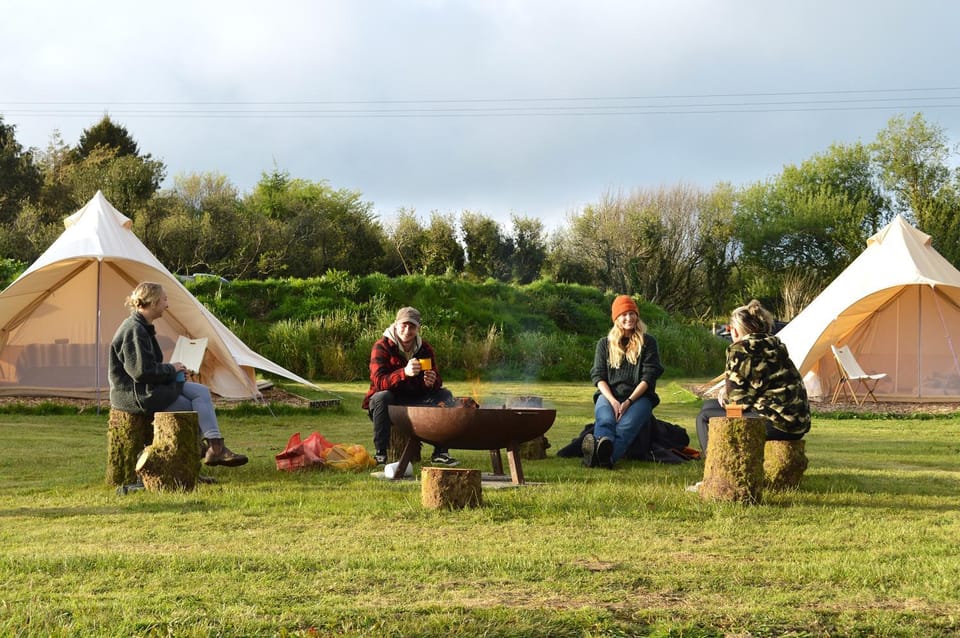 Mallard - 5m Luxury Bell Tent at Tregonetha Lake - Tylda Tents Luxury tent in Saint Columb Major