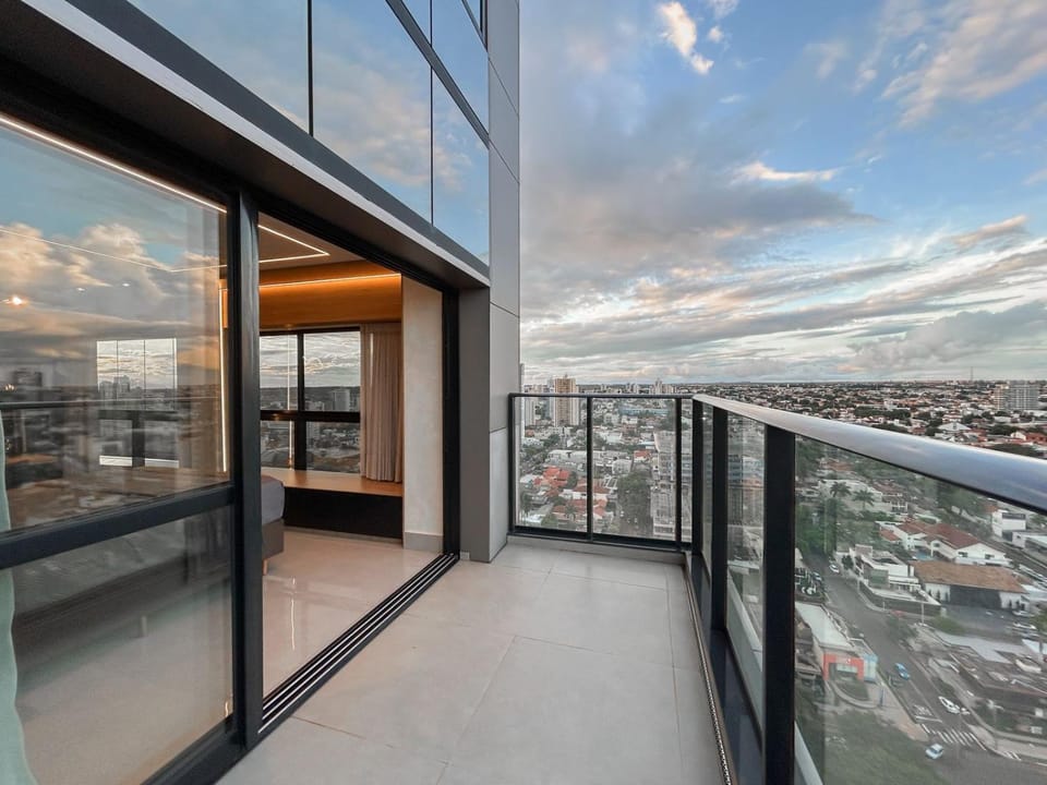 Ultra Luxo no 24º Andar com Linda Vista Apartment in Campo Grande