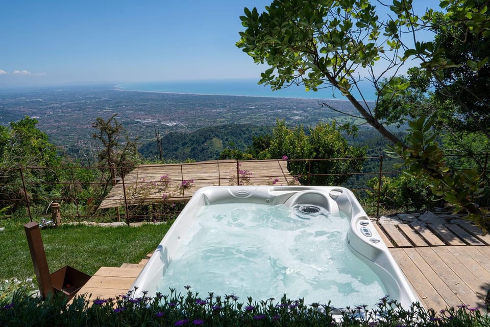 Natural landscape, Pool view, Swimming pool