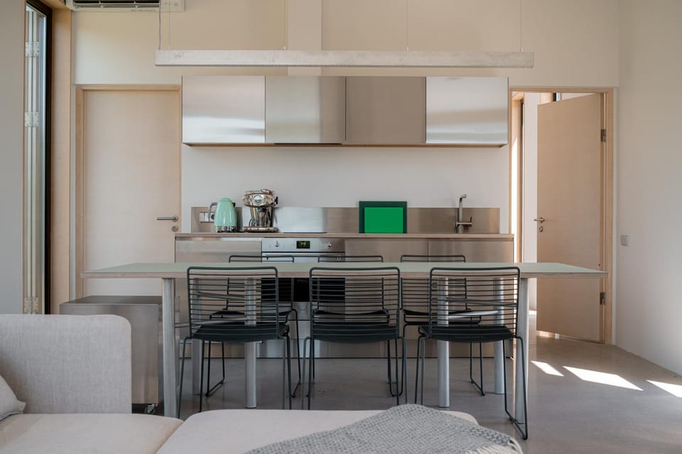 Kitchen or kitchenette, Living room, Dining area