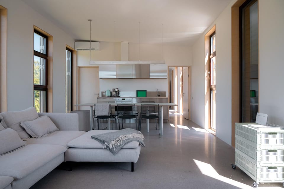 Kitchen or kitchenette, Living room, Seating area, Dining area, oven, pet friendly, stove, air conditioner
