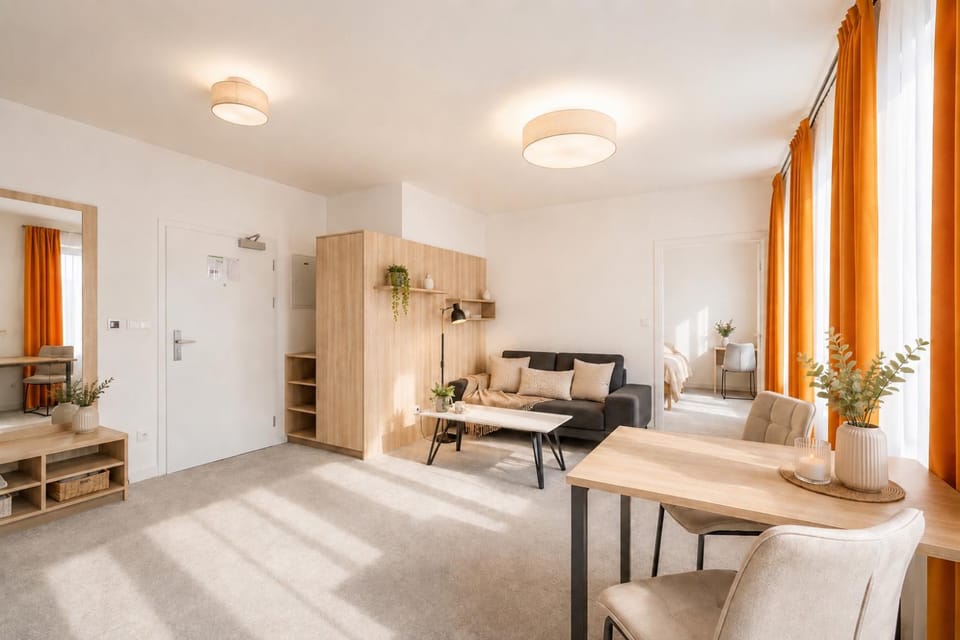 ALURE RESIDENCES 12 & 24h self check-in & private parking next to the apartment building included, CITY CENTER right on SNP Square in a quiet passage, new building, best deal in town Apartment in Slovakia