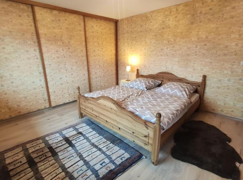 Bed, Photo of the whole room, Bedroom, wardrobe