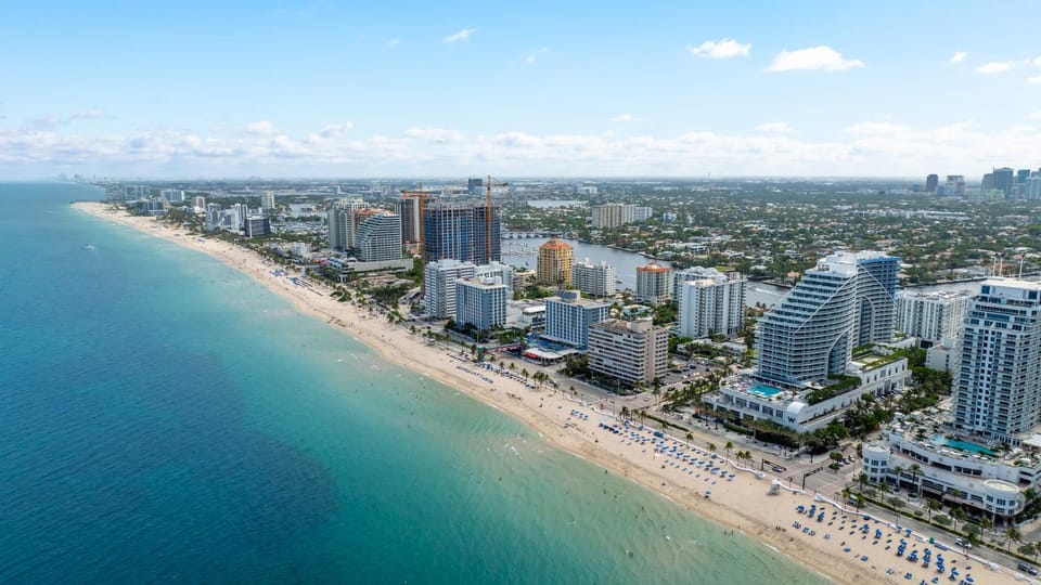 Bird's eye view, Beach, City view