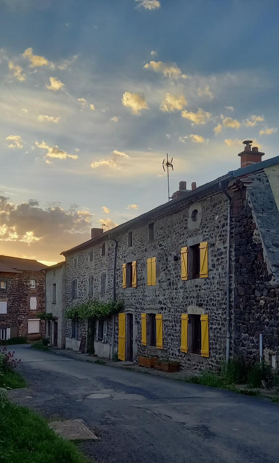 Facade/entrance, Sunset