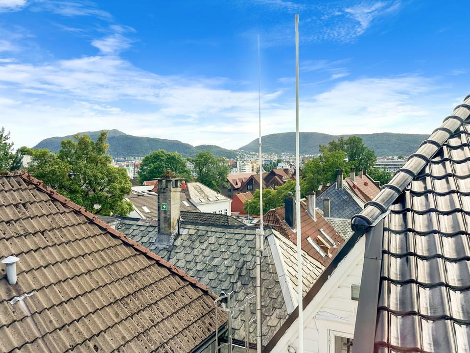 Day, Natural landscape, City view, Mountain view