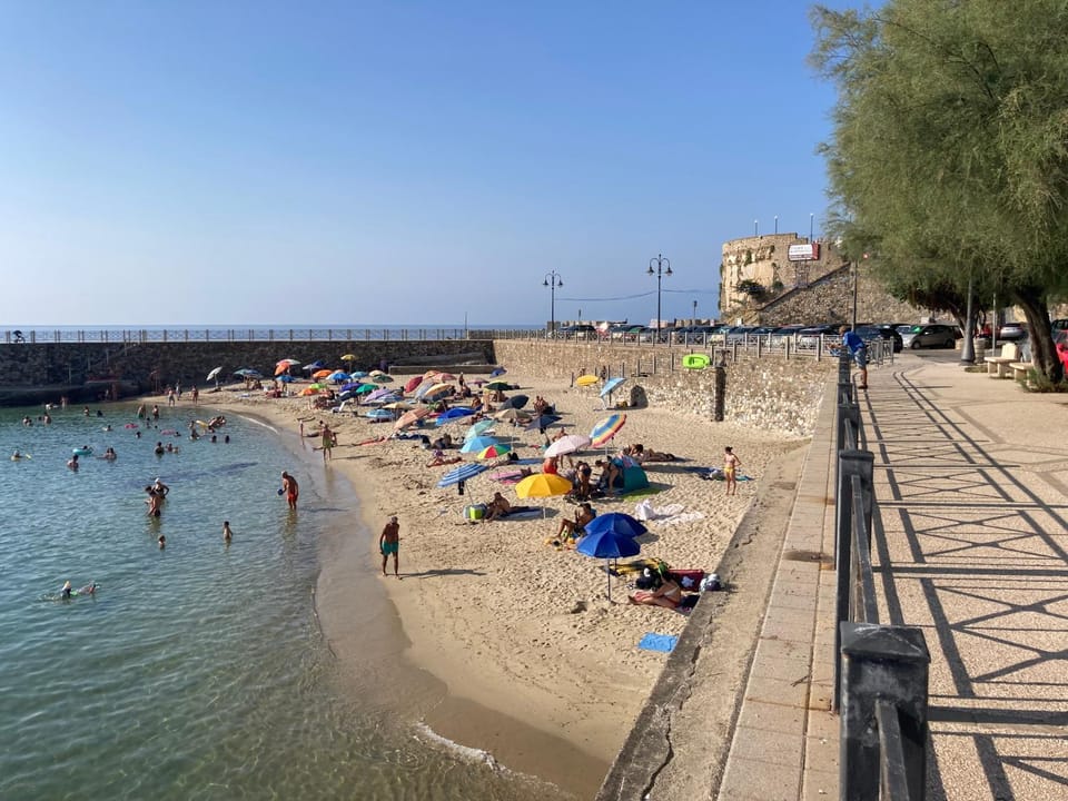 Nearby landmark, Day, People, Natural landscape, Beach, Sea view