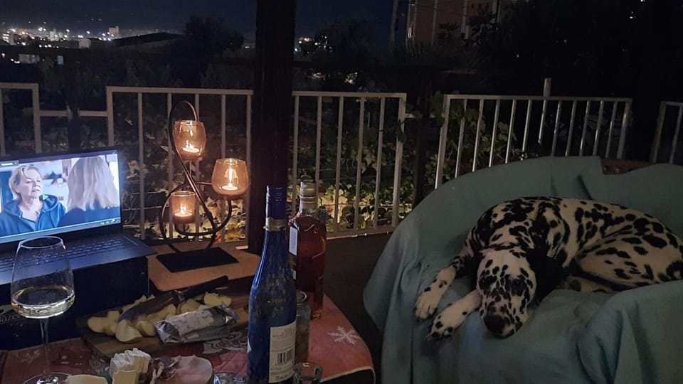 Balcony/Terrace, Seating area, Evening entertainment