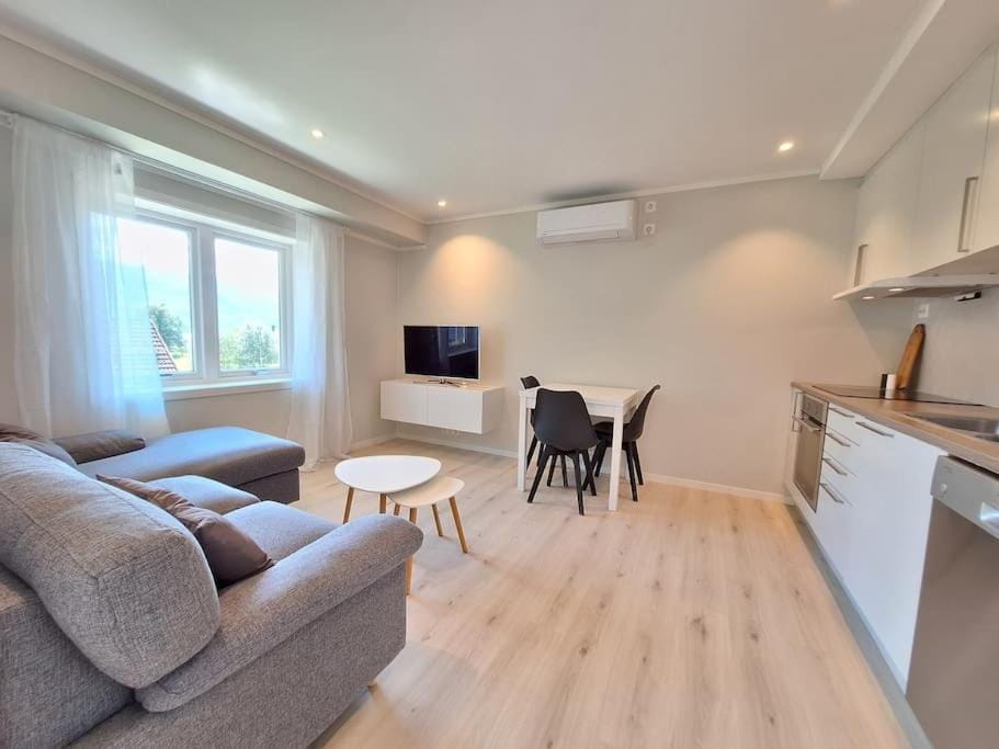Sentrumsnær kjellerleilighet Apartment in Vestland