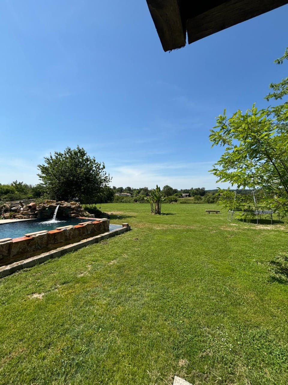 Natural landscape, Garden, Garden view, Pool view