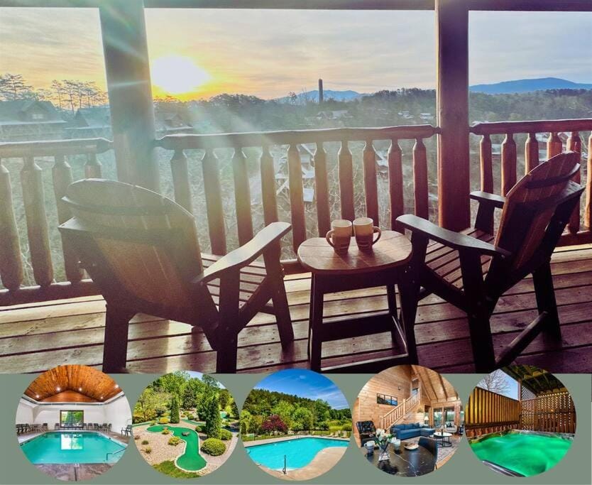 Mountain Views & Mini Golf Chalet in Pigeon Forge
