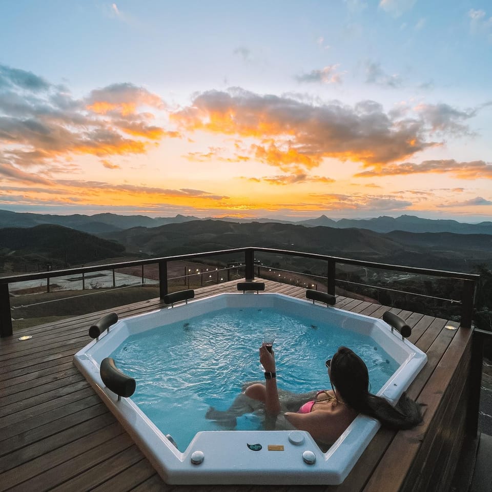 Hot Tub, Sunset