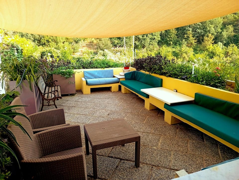 Balcony/Terrace, Seating area, Garden view