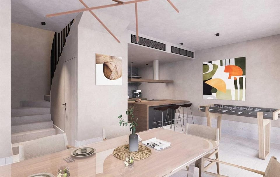 Kitchen or kitchenette, Seating area, Dining area