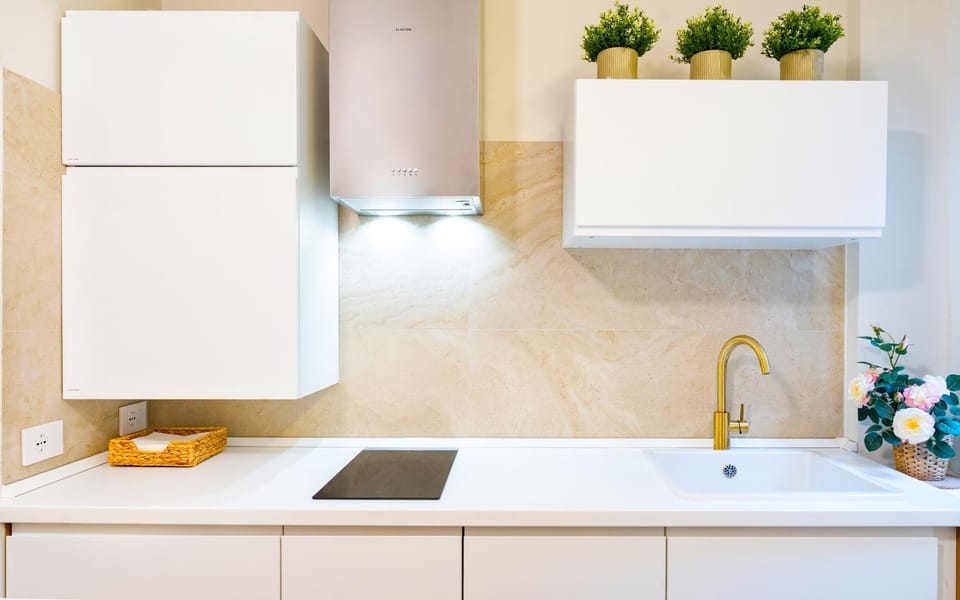 Kitchen or kitchenette, kitchen