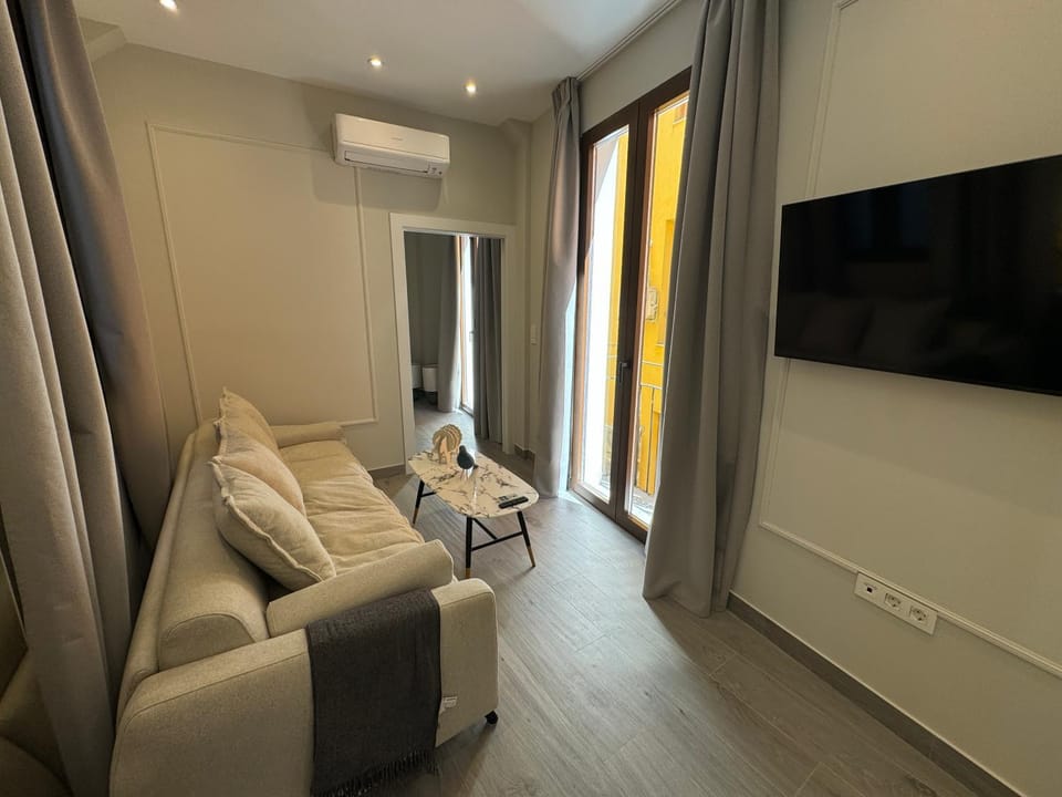 Communal lounge/ TV room, Seating area, air conditioner