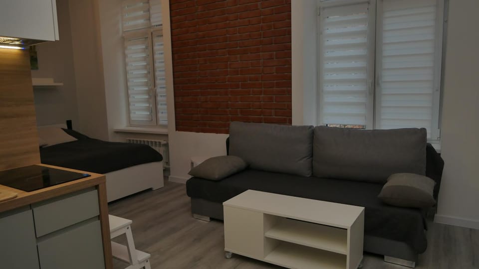 Kitchen or kitchenette, Living room, Seating area