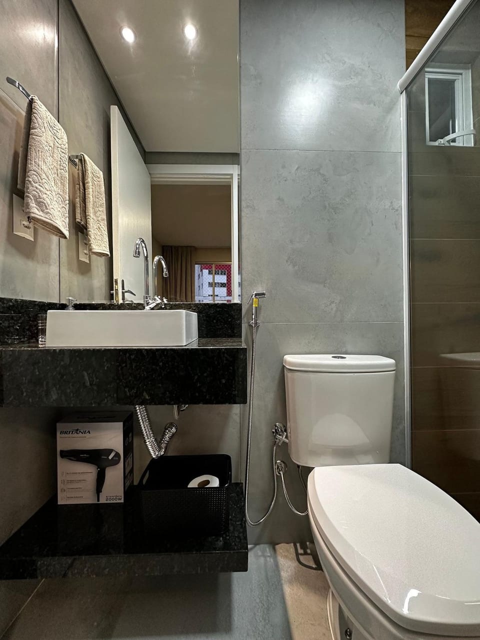 Toilet, Bathroom, towels