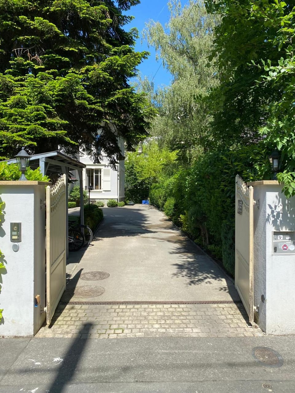 Spring, Day, Neighbourhood, Natural landscape, Garden, Garden view, Street view