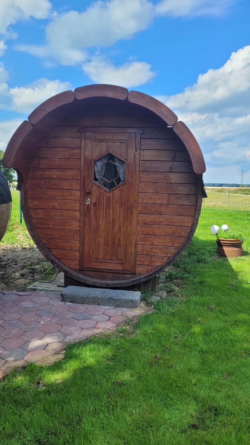 Schlaffass Luxury tent in Schleswig-Holstein