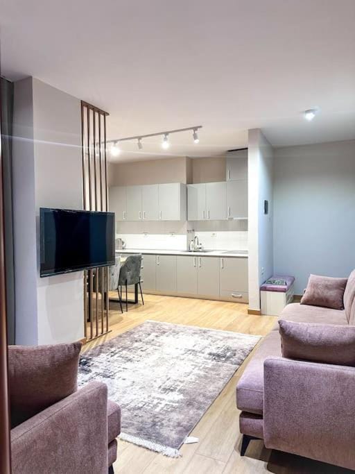 TV and multimedia, Kitchen or kitchenette, Living room, Seating area, Dining area