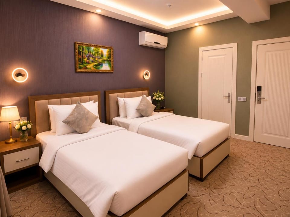 Bed, air conditioner