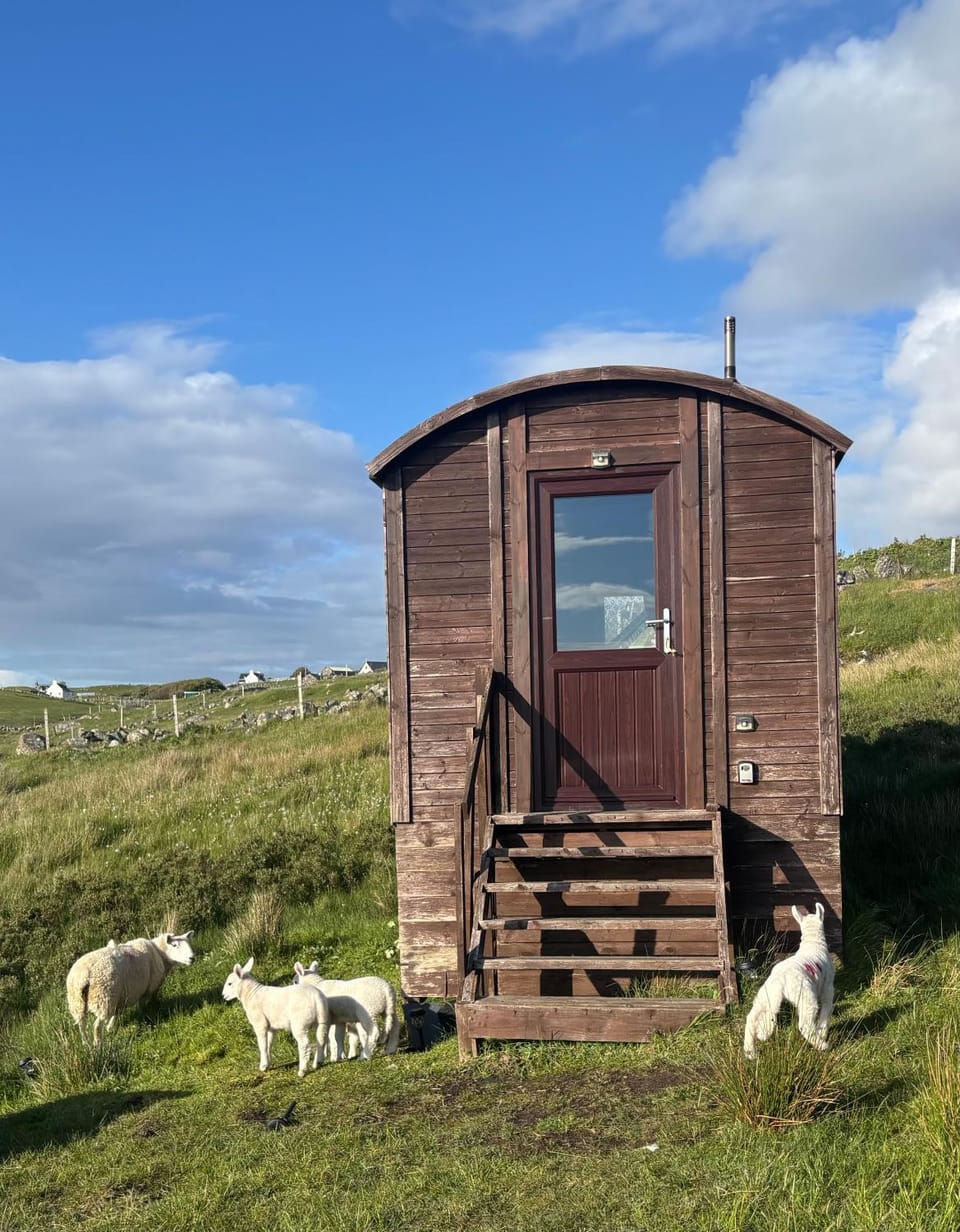 Eco Crofter's Wagon by the Sea - Off Grid Experience - No electricity or Running Water- As seen soon on Netflix Campground/ 
RV Resort in Scotland