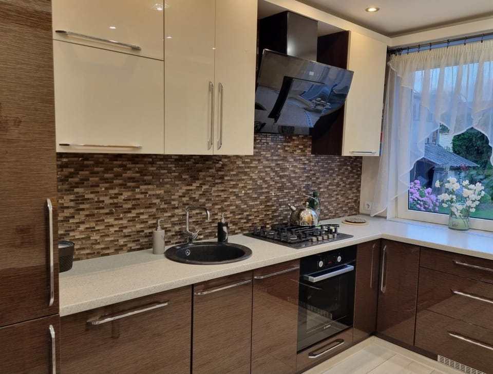 Kitchen or kitchenette, dishwasher