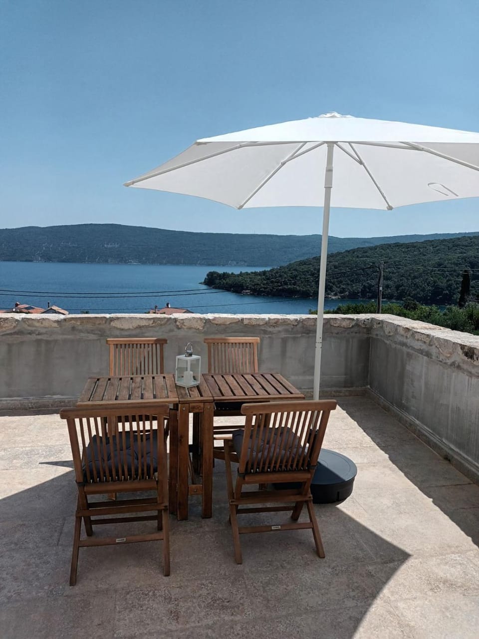 Property building, Patio, Day, View (from property/room), Balcony/Terrace, Sea view