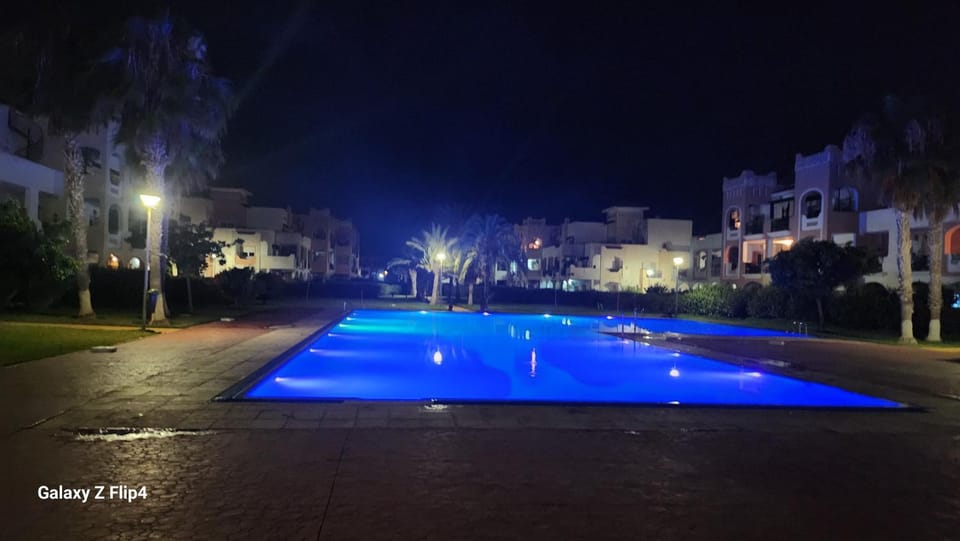 Night, Swimming pool