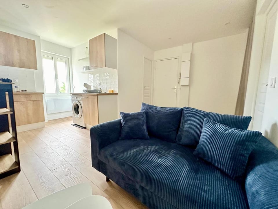 Living room, kitchen