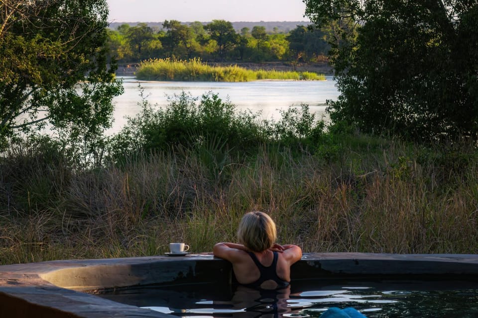 Property building, Garden view, River view, Swimming pool