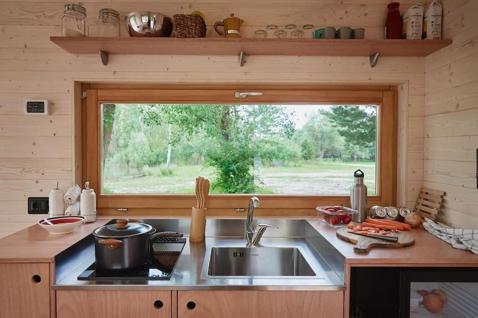 Una stanza nella piana di Campo di Bonis - Friland House in Friuli-Venezia Giulia