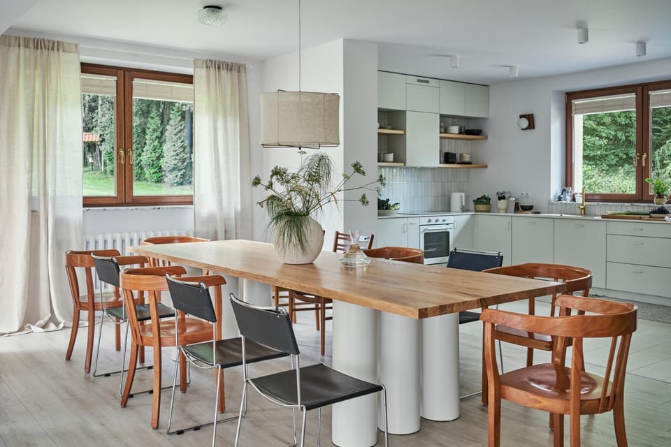 Kitchen or kitchenette, Dining area, air conditioner