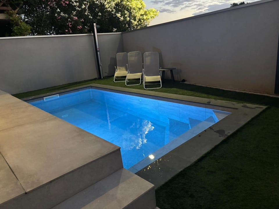 Pool view, sunbed