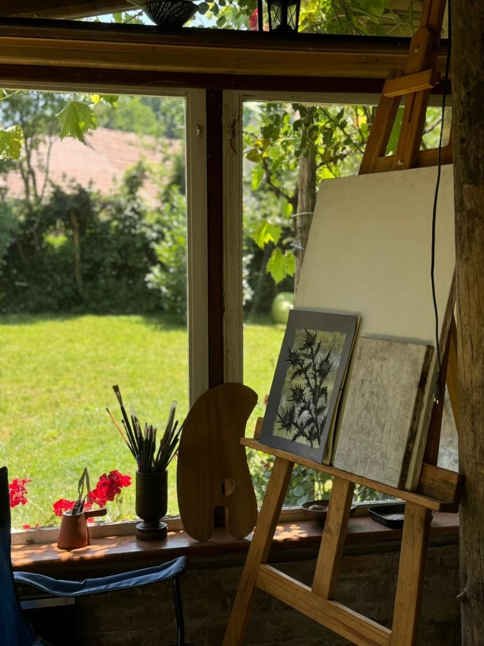 Spring, Day, Garden, Garden, Garden view