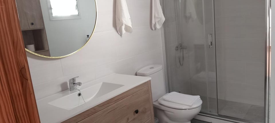 Shower, Toilet, Bathroom, towels