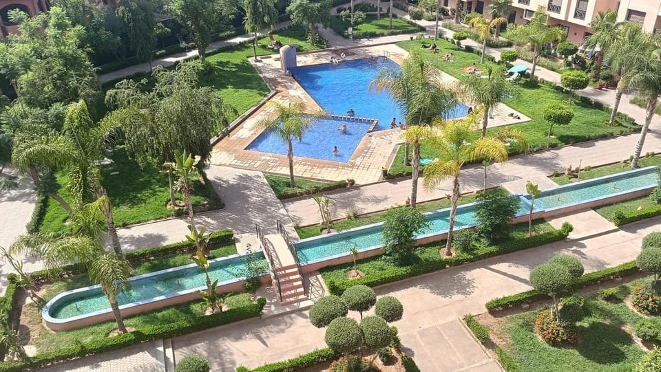 Pool view, sunbed
