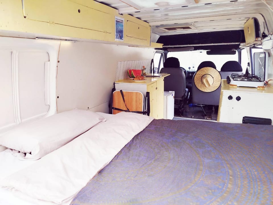 Slow-Life Campervan, Küche, Dusche, Queen-Size Bett, Solar Apartment in El Médano