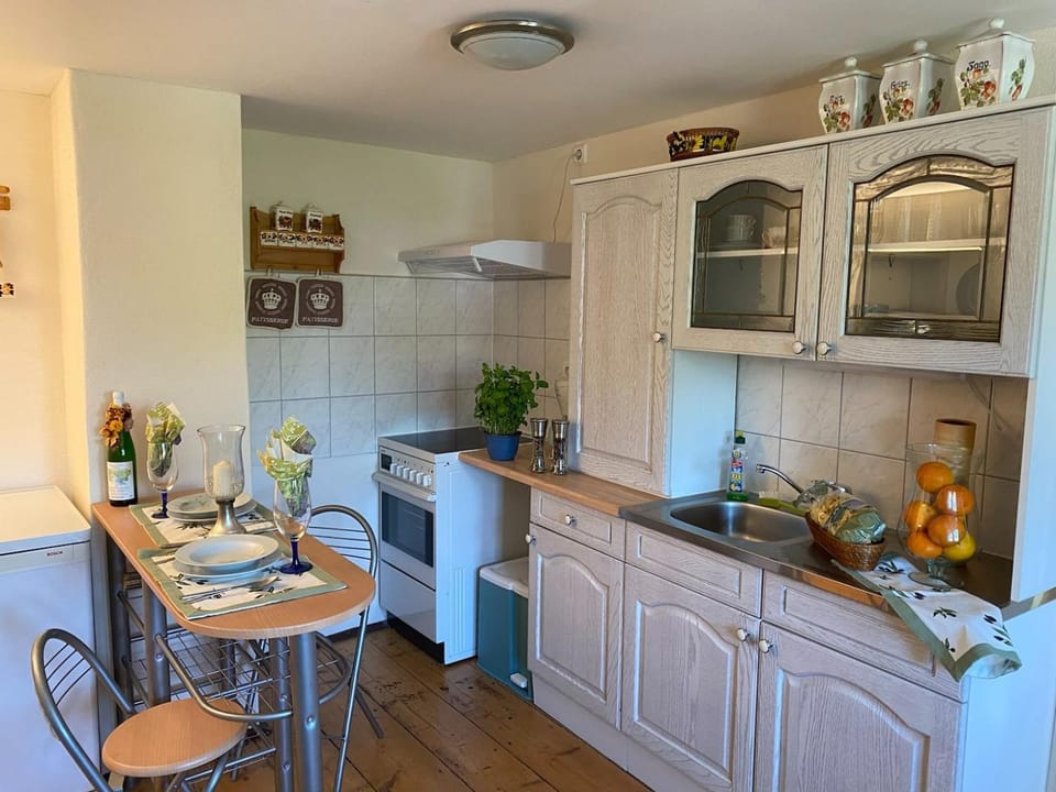 Kitchen or kitchenette, Dining area, oven, stove