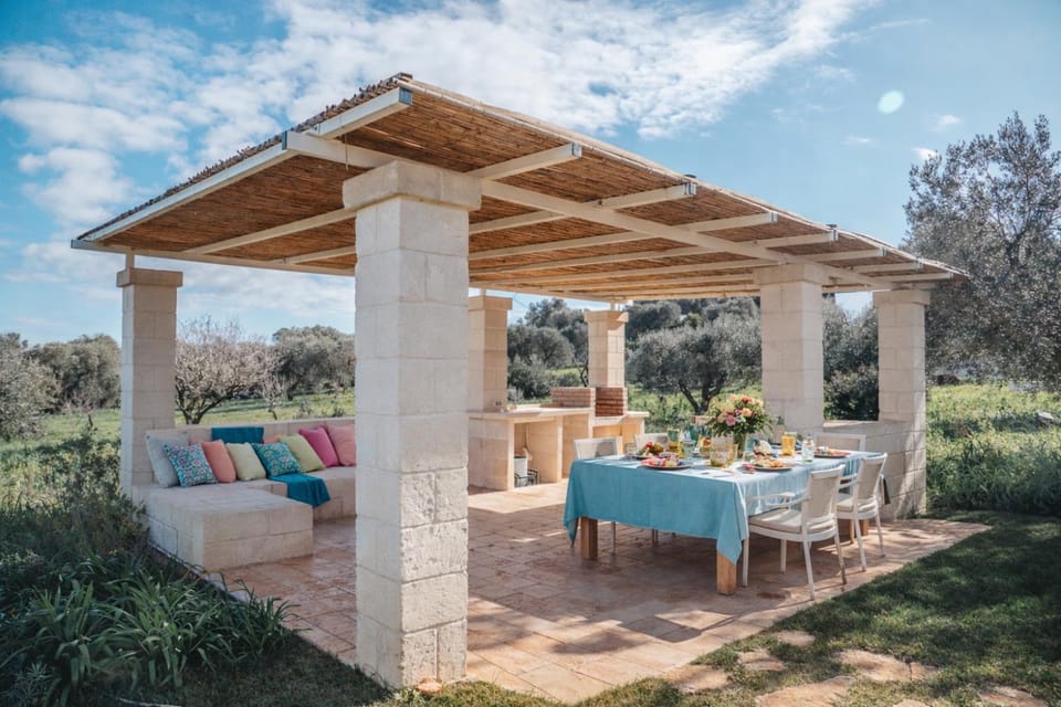 Patio, Dining area, Garden view