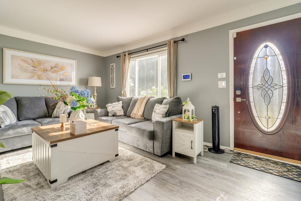 Westland Family Home with Deck and Fenced Yard House in Westland