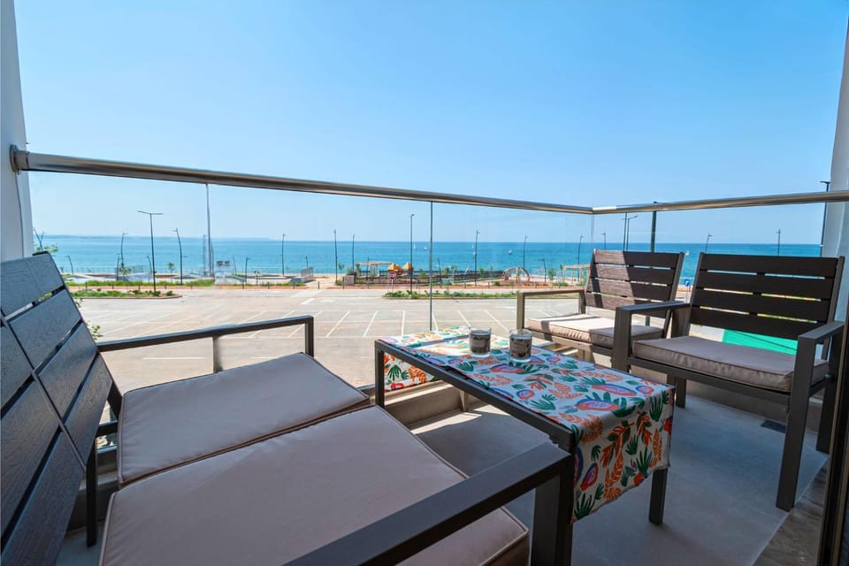 Day, Natural landscape, Summer, View (from property/room), Balcony/Terrace, Sea view, sunbed
