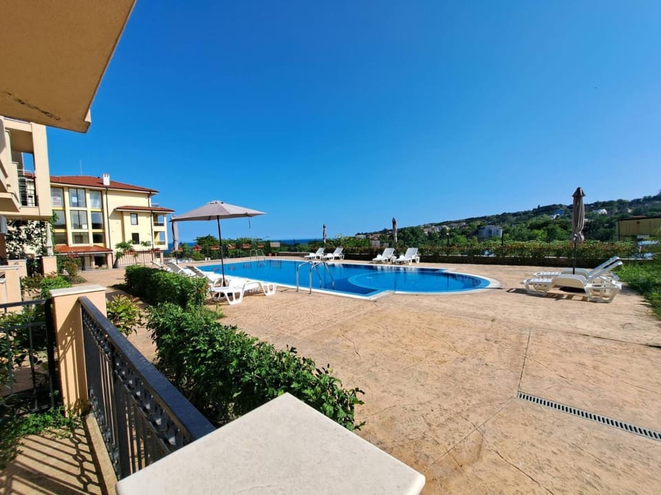 Property building, Pool view, Swimming pool