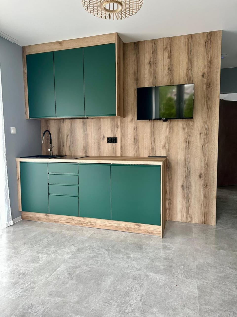 Kitchen or kitchenette, Living room